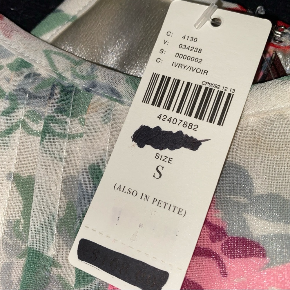 Ranna Gill Anthropologie Dress Floral Small NWT - Picture 7 of 13